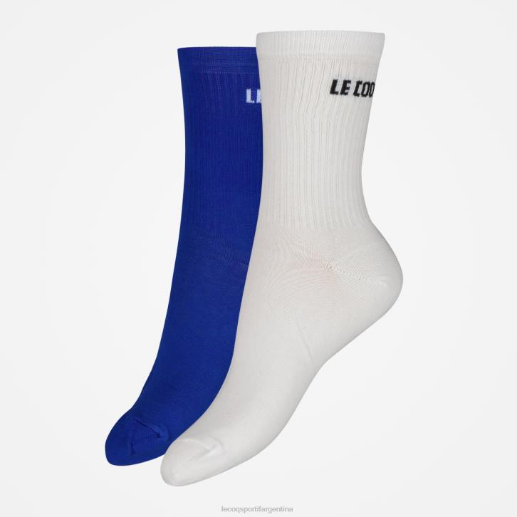 hombres Le Coq Sportif calcetines blancos accesorios RF4V293