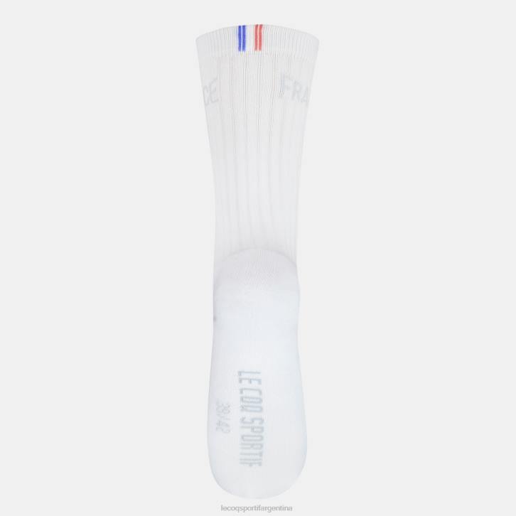 hombres Le Coq Sportif calcetines blancos accesorios RF4V691