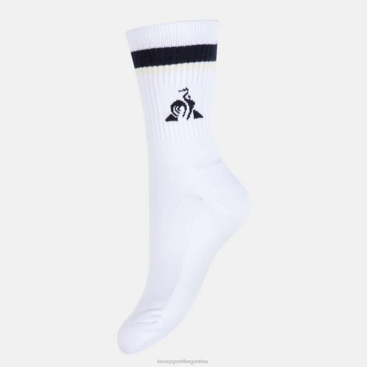 hombres Le Coq Sportif calcetines de futbol blancos accesorios RF4V287