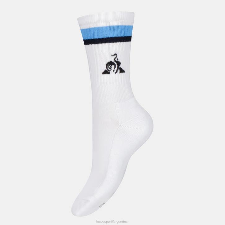 hombres Le Coq Sportif calcetines de futbol blancos accesorios RF4V288