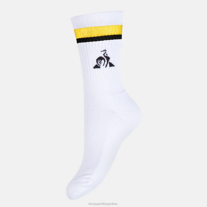 hombres Le Coq Sportif calcetines de futbol blancos accesorios RF4V289