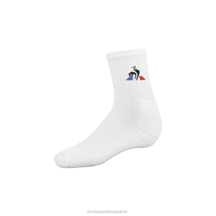 hombres Le Coq Sportif calcetines de futbol blancos accesorios RF4V292