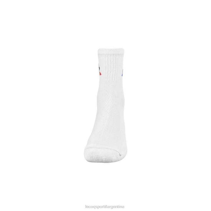 hombres Le Coq Sportif calcetines de futbol blancos accesorios RF4V292