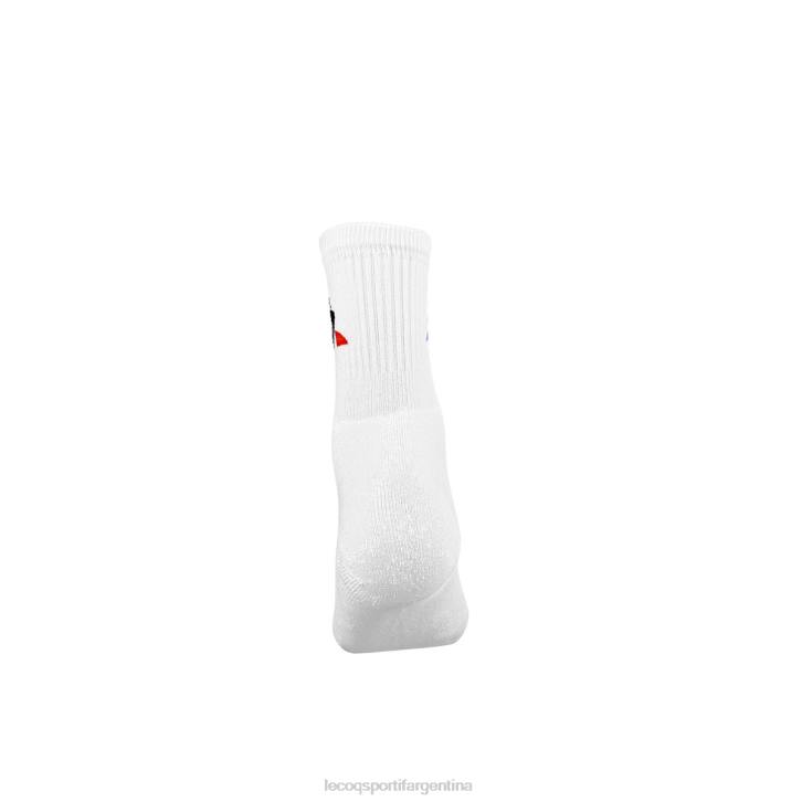 hombres Le Coq Sportif calcetines de futbol blancos accesorios RF4V292