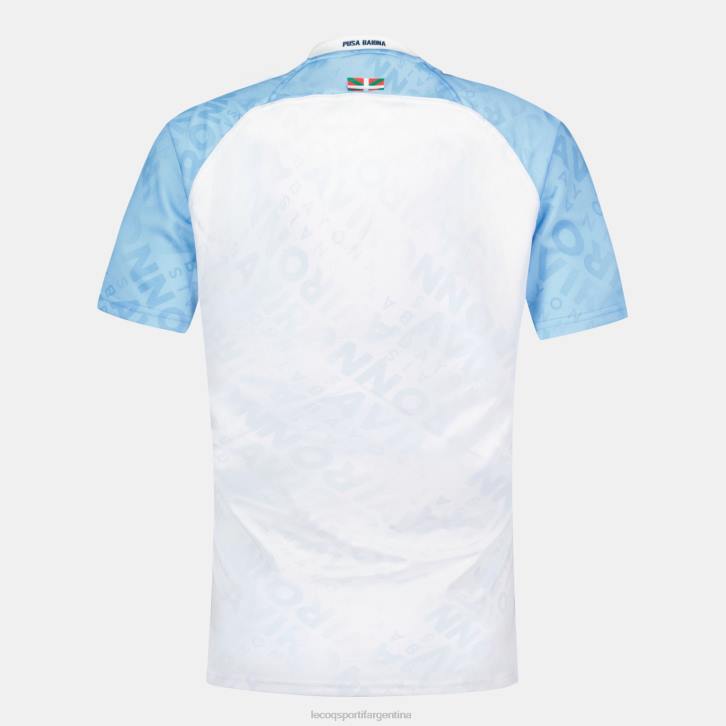 hombres Le Coq Sportif camiseta de moda azul ropa RF4V168