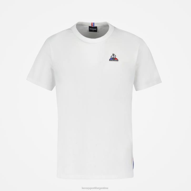 hombres Le Coq Sportif camiseta de moda blanca ropa RF4V170