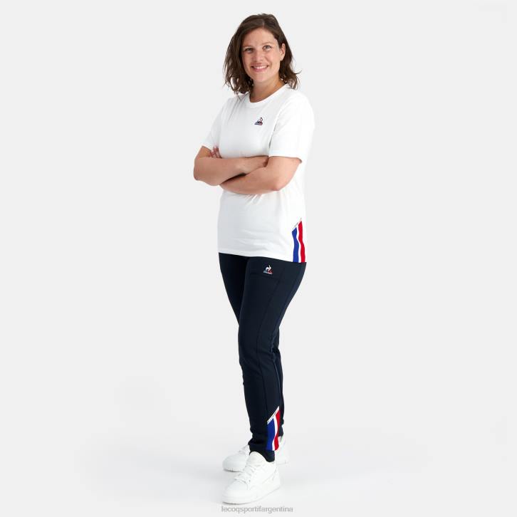 hombres Le Coq Sportif camiseta de moda blanca ropa RF4V170