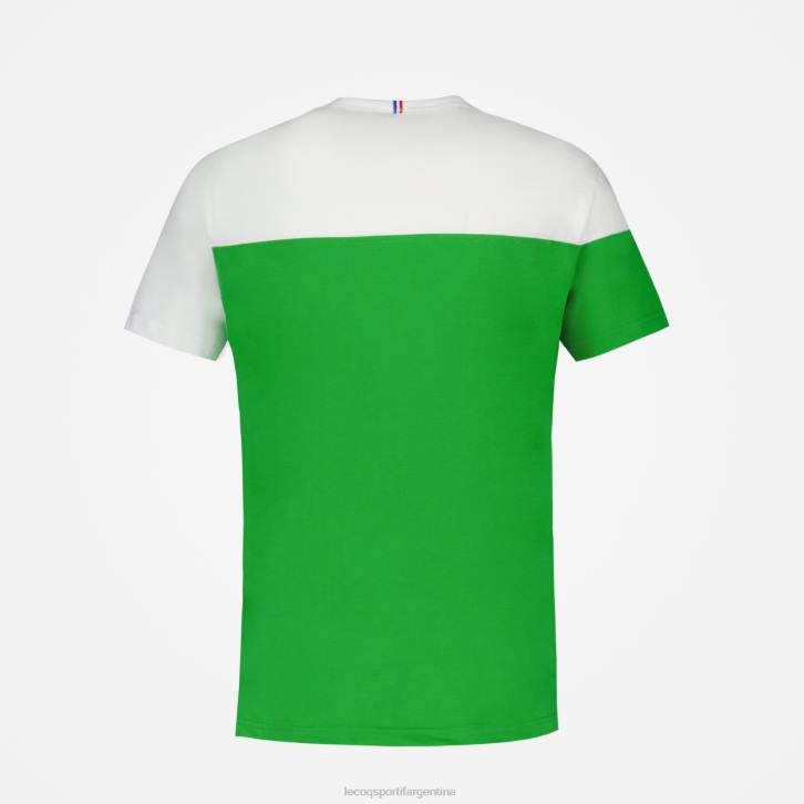 hombres Le Coq Sportif camiseta de moda verde ropa RF4V164