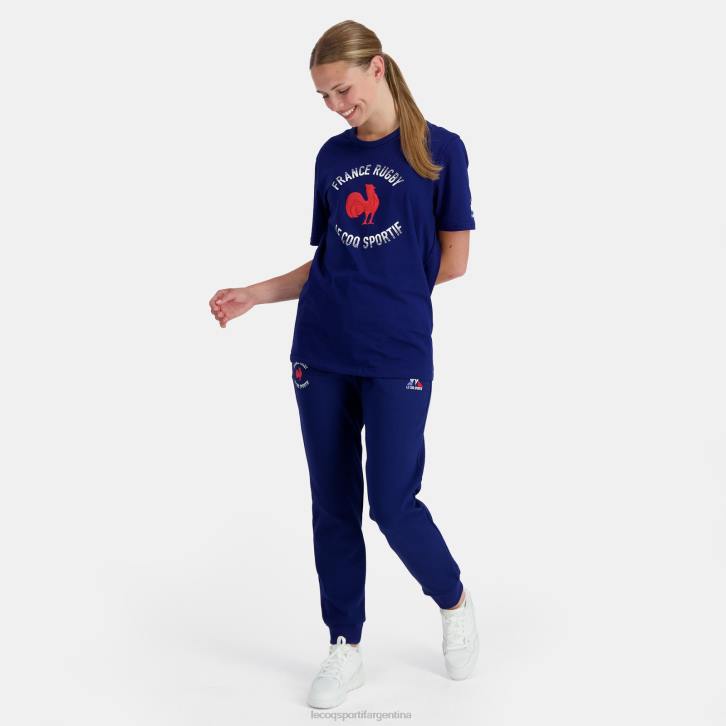 hombres Le Coq Sportif camiseta - francia rugby azul ropa RF4V172