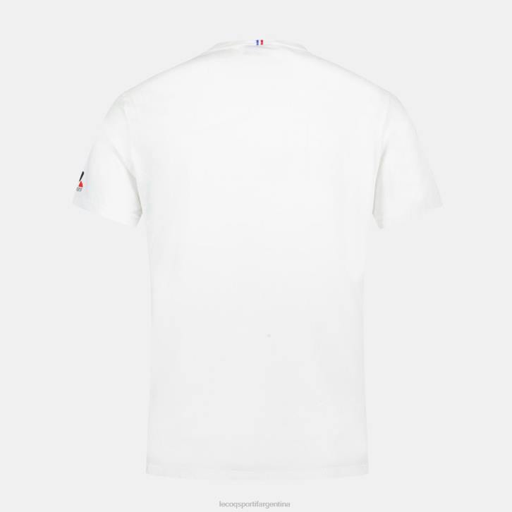hombres Le Coq Sportif camiseta - francia rugby blanco ropa RF4V169