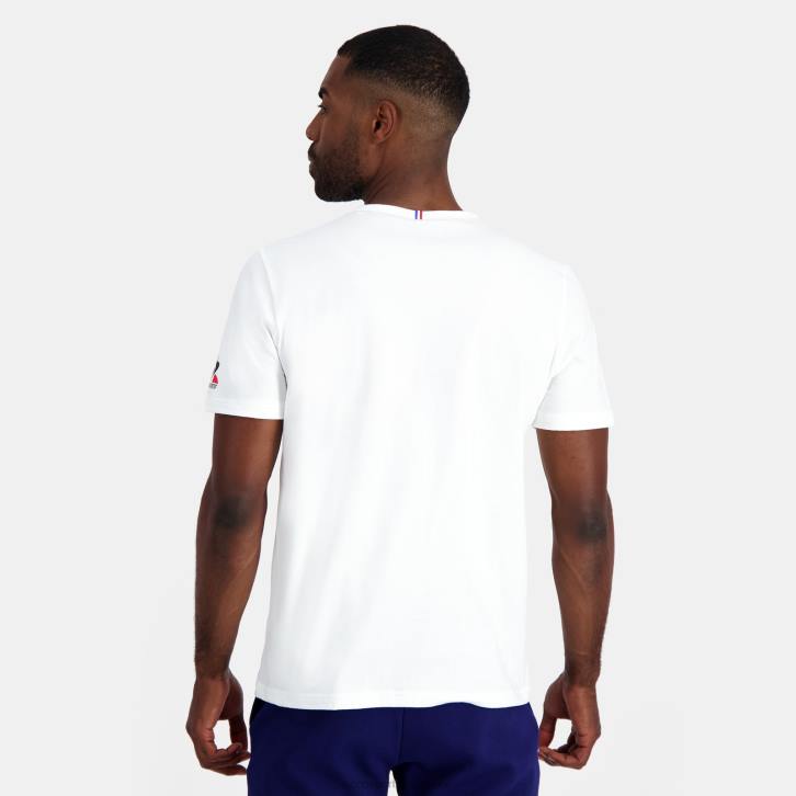 hombres Le Coq Sportif camiseta - francia rugby blanco ropa RF4V169