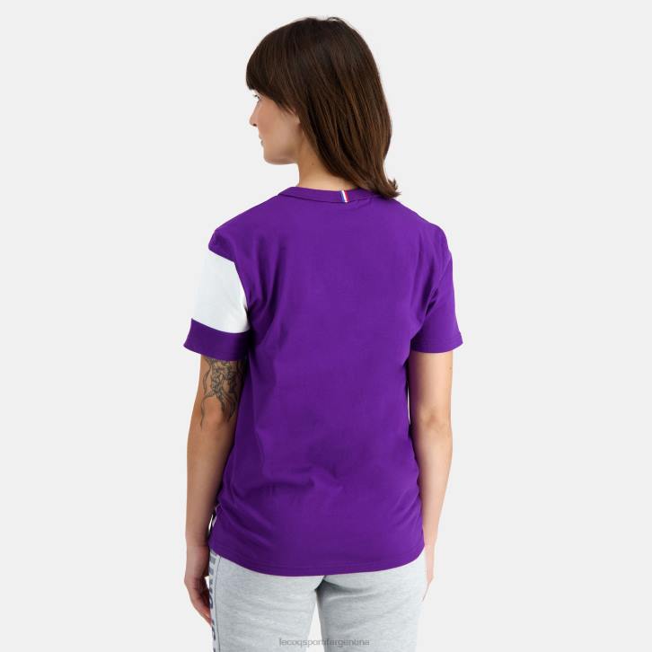 hombres Le Coq Sportif camiseta morada ropa RF4V444