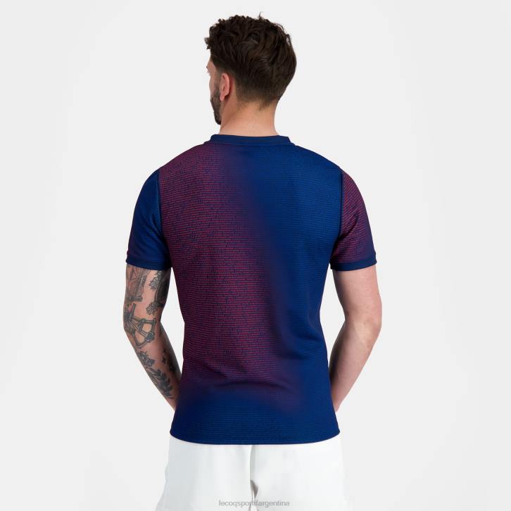 hombres Le Coq Sportif camiseta prepartido - xv de france azul ropa RF4V173