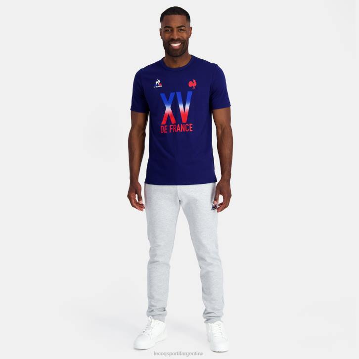 hombres Le Coq Sportif camiseta - xv de france azul ropa RF4V141