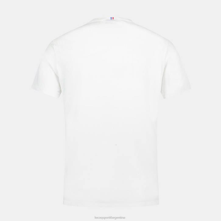 hombres Le Coq Sportif camiseta - xv de france blanco ropa RF4V157
