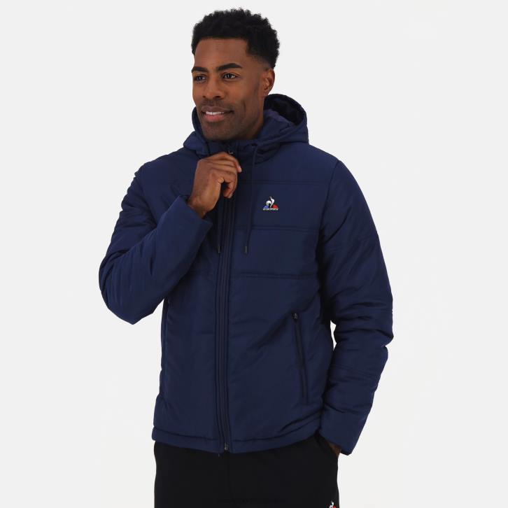 hombres Le Coq Sportif chaqueta azul ropa RF4V482