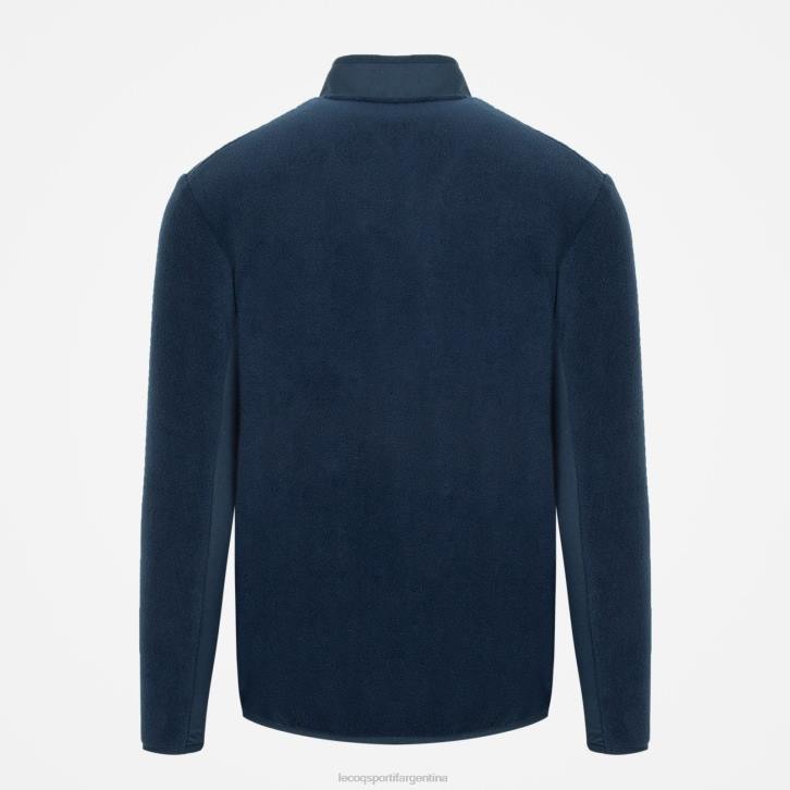 hombres Le Coq Sportif chaqueta polar azul ropa RF4V122