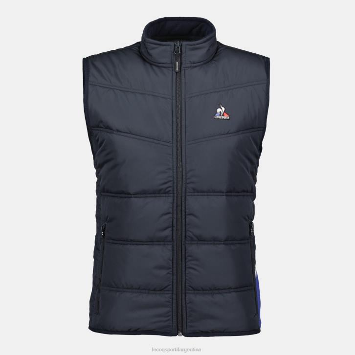 hombres Le Coq Sportif chaqueta sin mangas unisex azul ropa RF4V118