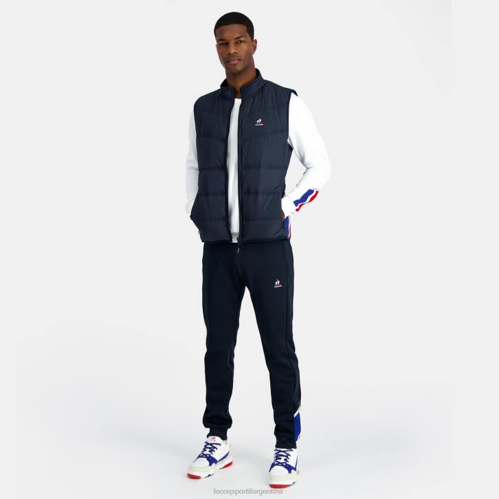 hombres Le Coq Sportif chaqueta sin mangas unisex azul ropa RF4V118
