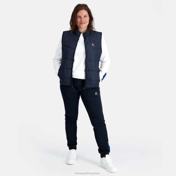 hombres Le Coq Sportif chaqueta sin mangas unisex azul ropa RF4V118