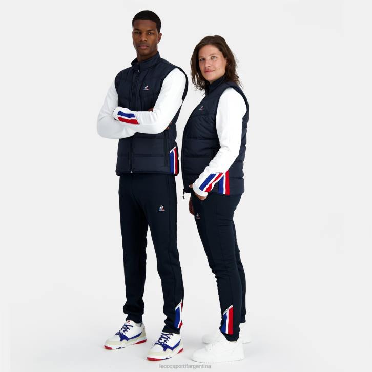 hombres Le Coq Sportif chaqueta sin mangas unisex azul ropa RF4V118