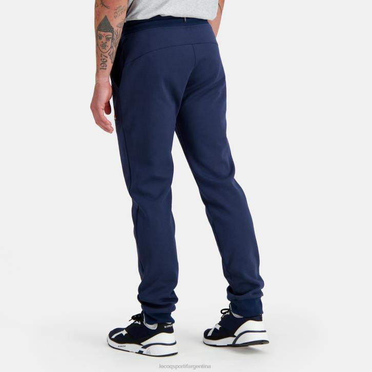 hombres Le Coq Sportif pantalones de moda azul ropa RF4V105