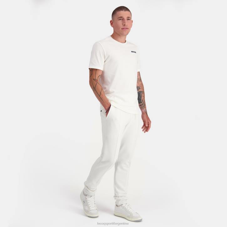 hombres Le Coq Sportif pantalones de moda blanco ropa RF4V89