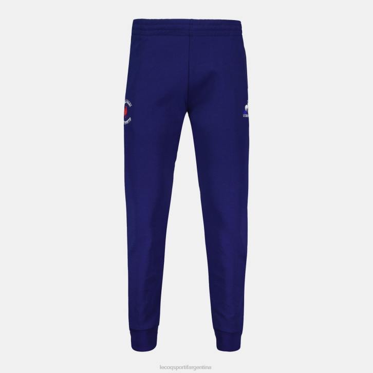 hombres Le Coq Sportif pantalones - francia rugby azul ropa RF4V87