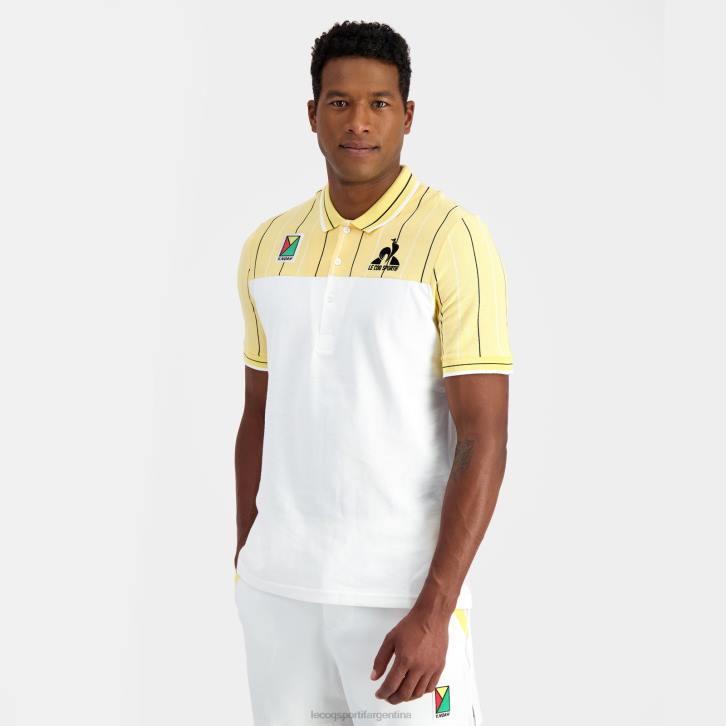 hombres Le Coq Sportif aplicación-otro blanco ropa RF4V125