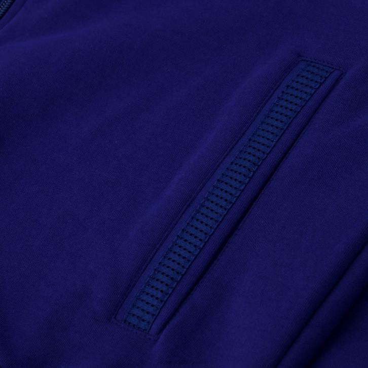 hombres Le Coq Sportif sudadera con cremallera azul ropa RF4V32