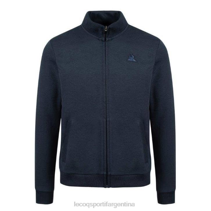 hombres Le Coq Sportif sudadera con cremallera azul ropa RF4V77
