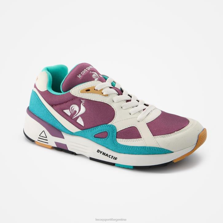 hombres Le Coq Sportif zapato lcs r850 montaña morado zapatos RF4V539