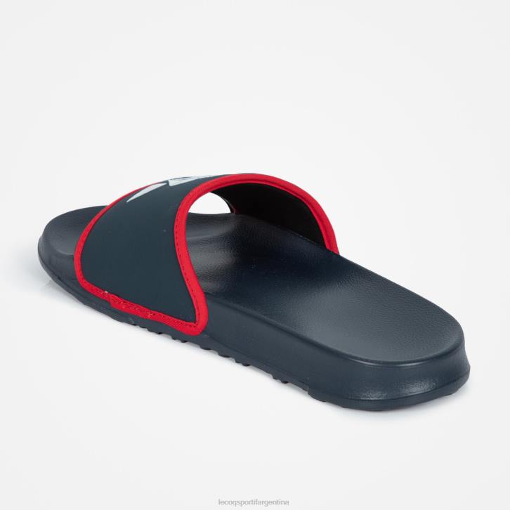 hombres Le Coq Sportif fijación de diapositivas del zapato azul zapatos RF4V585