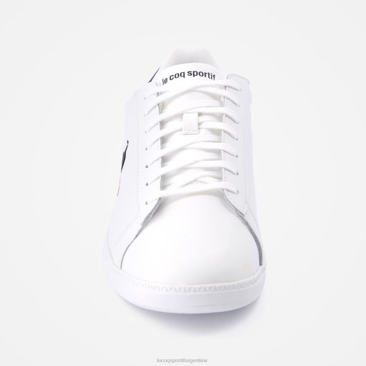 hombres Le Coq Sportif zapato de corte blanco zapatos RF4V588