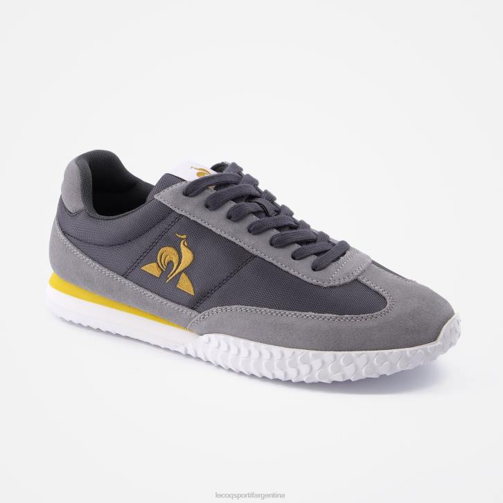 hombres Le Coq Sportif zapato veloce gris zapatos RF4V572