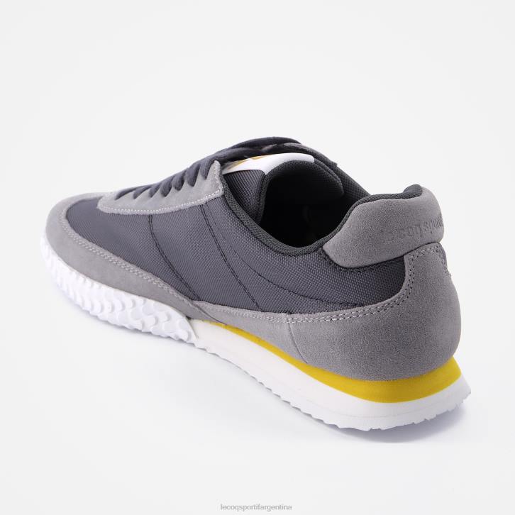 hombres Le Coq Sportif zapato veloce gris zapatos RF4V572
