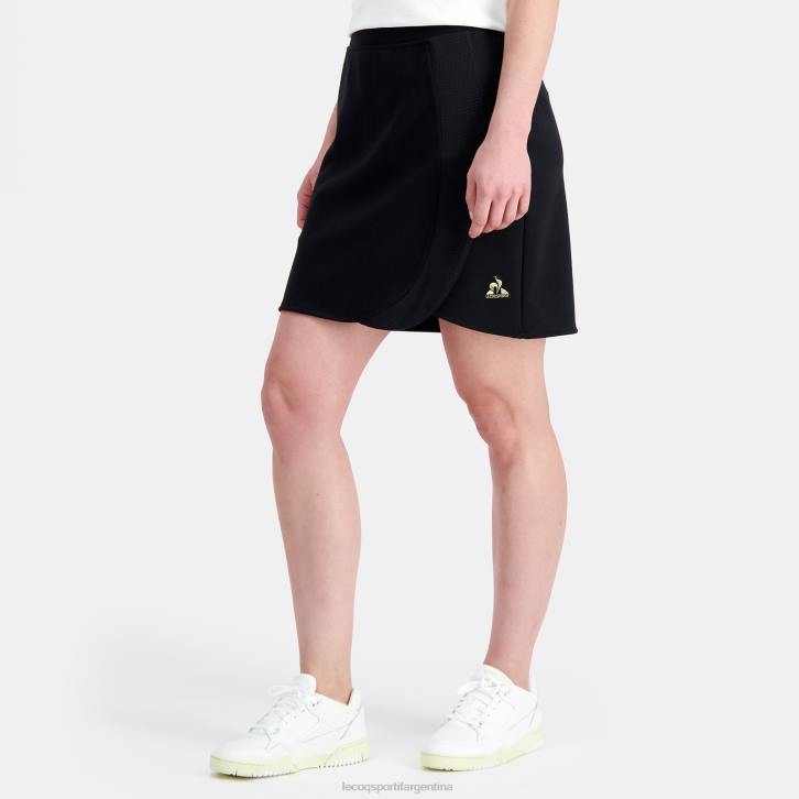 mujer Le Coq Sportif falda negra ropa RF4V368