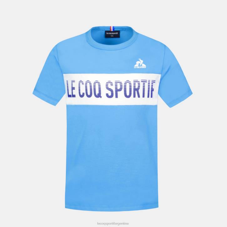 niños Le Coq Sportif camiseta azul ropa RF4V379