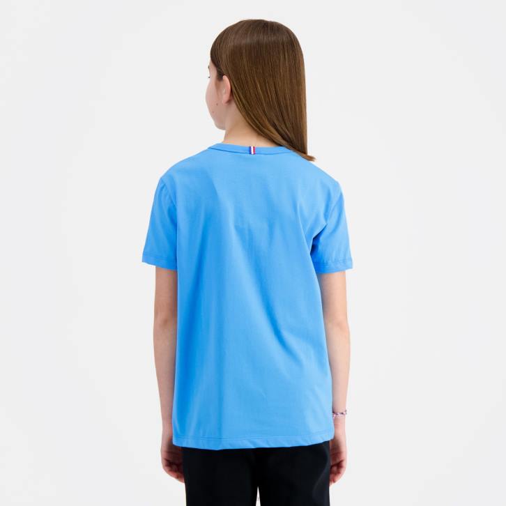 niños Le Coq Sportif camiseta azul ropa RF4V379