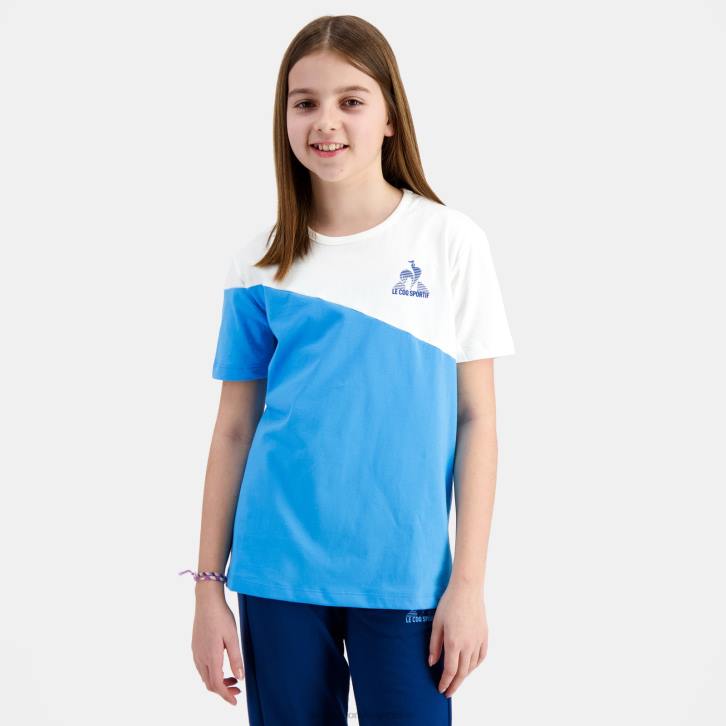 niños Le Coq Sportif camiseta azul ropa RF4V381