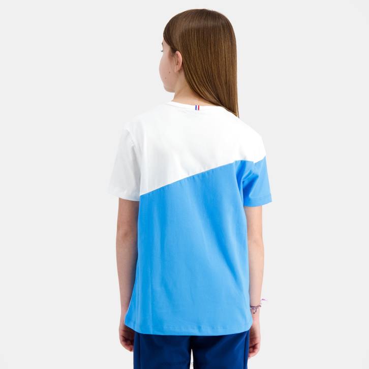 niños Le Coq Sportif camiseta azul ropa RF4V381