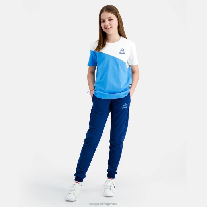 niños Le Coq Sportif camiseta azul ropa RF4V381