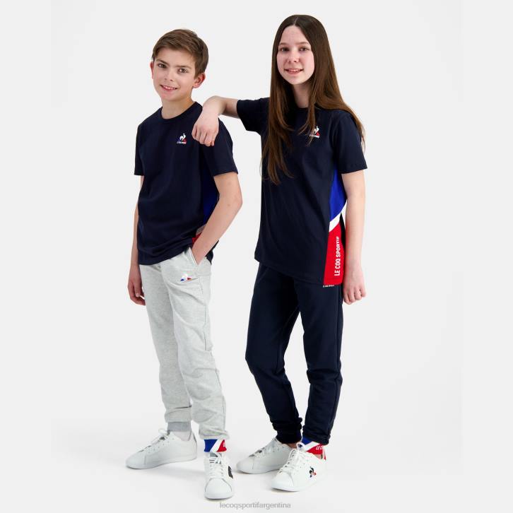 niños Le Coq Sportif camiseta azul ropa RF4V385