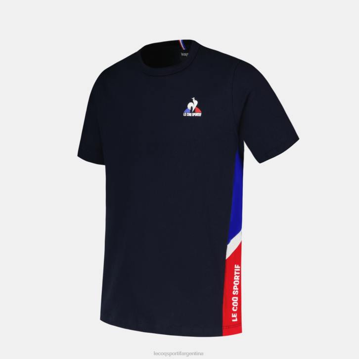 niños Le Coq Sportif camiseta azul ropa RF4V385