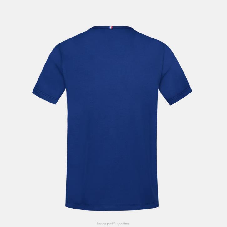 niños Le Coq Sportif camiseta azul ropa RF4V386