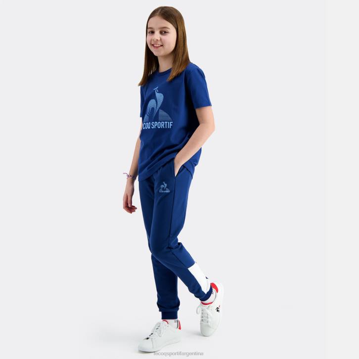 niños Le Coq Sportif camiseta azul ropa RF4V386