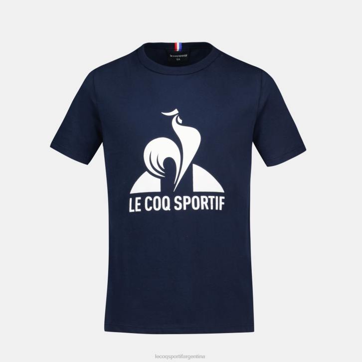niños Le Coq Sportif camiseta azul ropa RF4V388