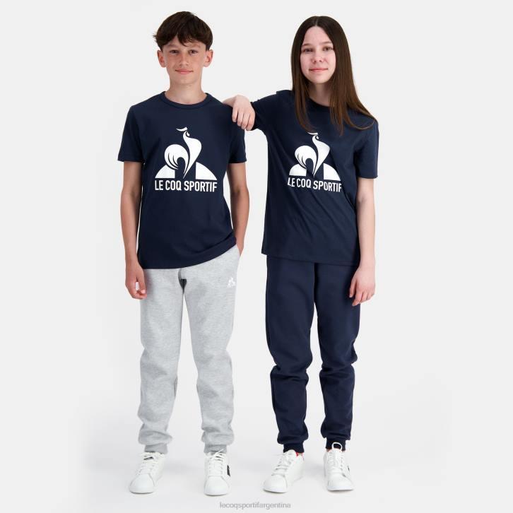 niños Le Coq Sportif camiseta azul ropa RF4V388