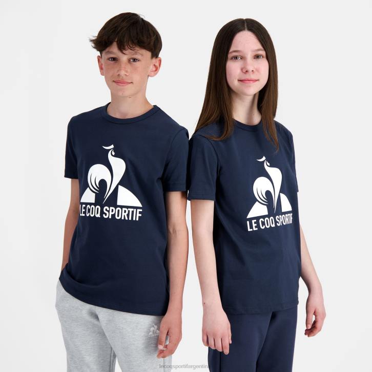 niños Le Coq Sportif camiseta azul ropa RF4V388