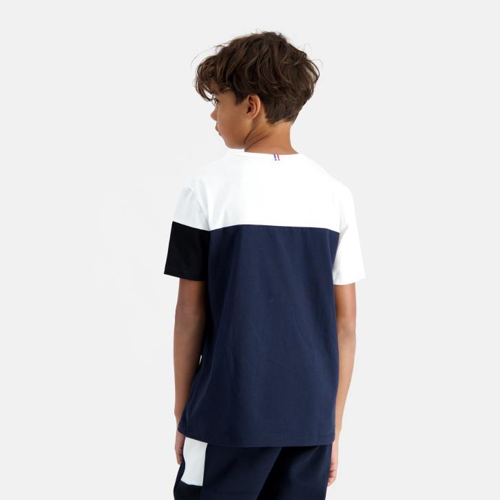 niños Le Coq Sportif camiseta azul ropa RF4V639